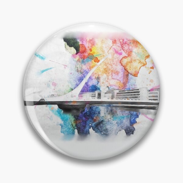 Item preview, Samuel Beckett Bridge, Dublin - Irish Landmarks designed and sold by calmwithkatrina.