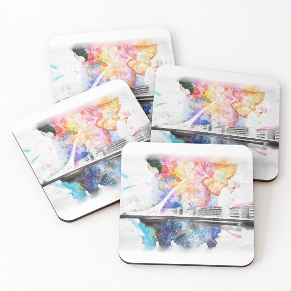 Item preview, Samuel Beckett Bridge, Dublin - Irish Landmarks designed and sold by calmwithkatrina.