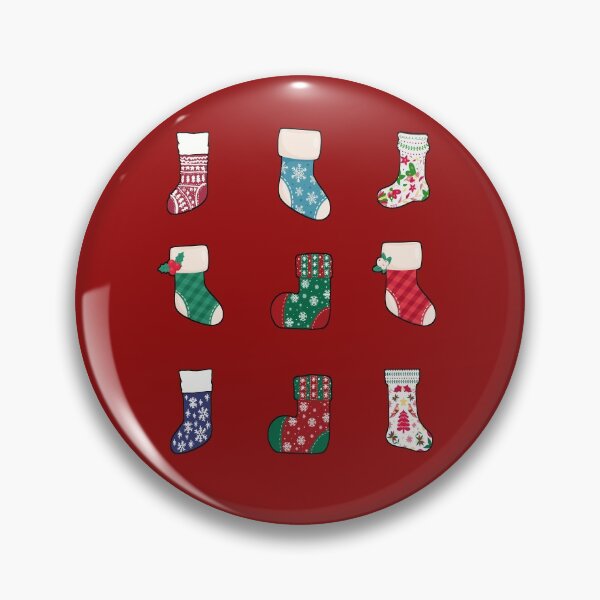 Item preview, Christmas Stockings Stickers designed and sold by SYNTASTIC.