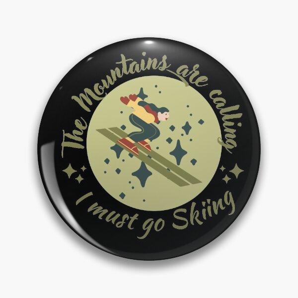 Item preview, The mountains are calling I must go skiing designed and sold by designerpriti.