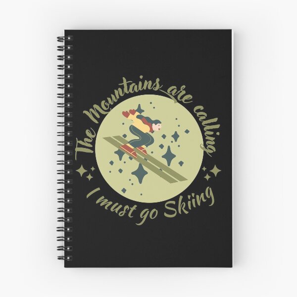 Item preview, The mountains are calling I must go skiing designed and sold by designerpriti.