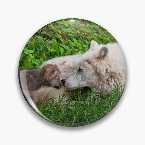Item preview, Arctic Wolf And Pups designed and sold by WolvesOnly.