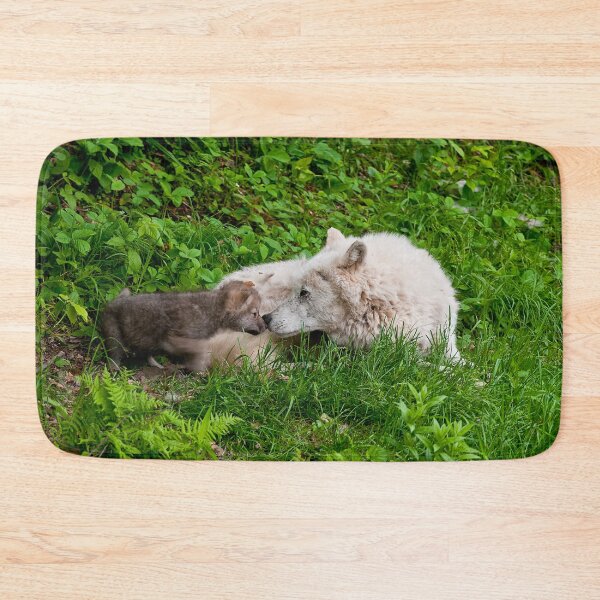 Item preview, Arctic Wolf And Pups designed and sold by WolvesOnly.
