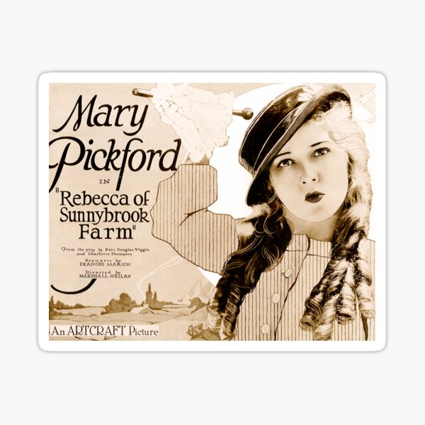 Vista previa del artículo con la obra «Mary Pickford en Rebecca de Sunnybrook Farm (1917)», diseñado y vendido por windysoul.