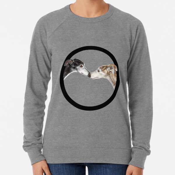 Kissing Galgos - Kissing Greyhounds Lightweight Sweatshirt