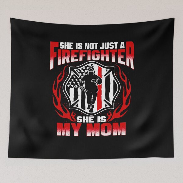 Item preview, Pride Work My Mom Is A Firefighter Hero Proud Fire Son Daughter Gifts designed and sold by UTVankdesign.