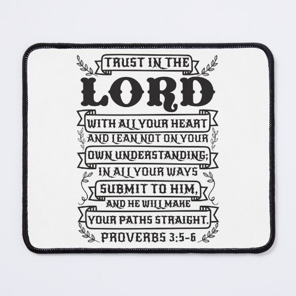 Item preview, Proverbs 3:5-6 Trust In The Lord With All Your Heart designed and sold by plushism.