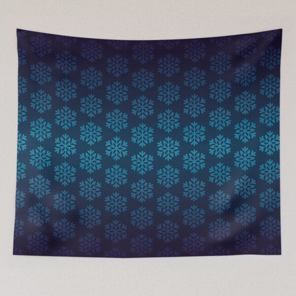 Item preview, Snowflakes pattern - Blue designed and sold by CyrielleShop.