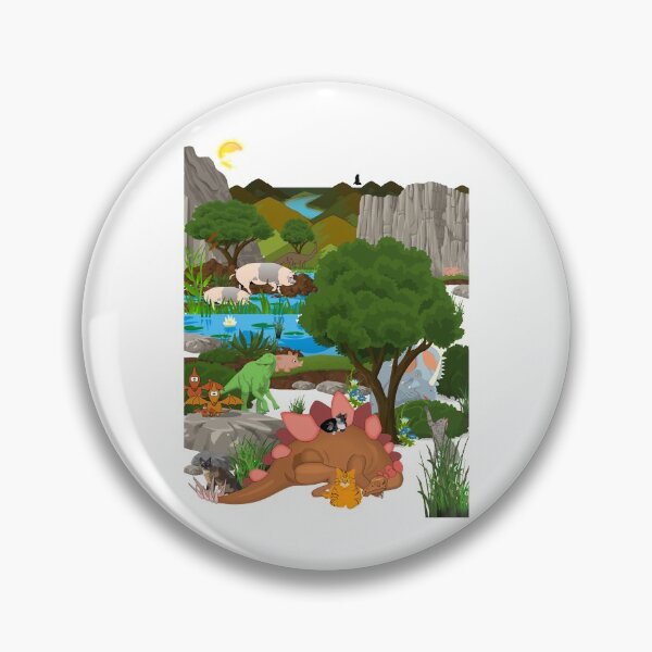 Item preview, Endowed Beauty Dino Cera Good This Kid Likes Dinosaurs Pigs And Cats Retro designed and sold by BulldogRodrigue.