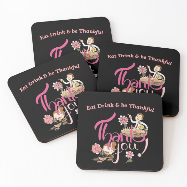 Item preview, Eat Drink and be Thankful  designed and sold by Marwad Haveli.