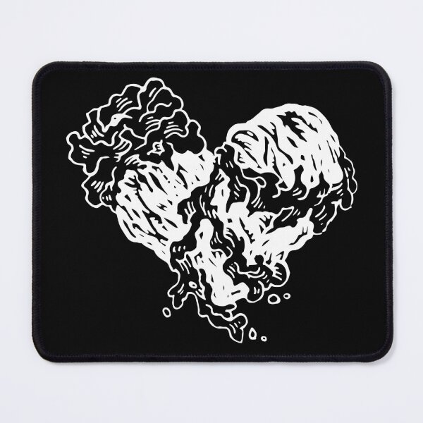 Item preview, Heart of the Tides White on Black designed and sold by Nealoc.