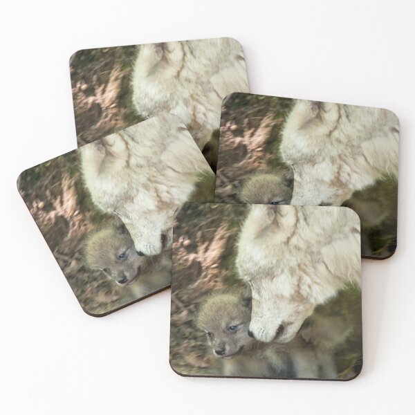 Item preview, Arctic Wolf And Pups designed and sold by WolvesOnly.