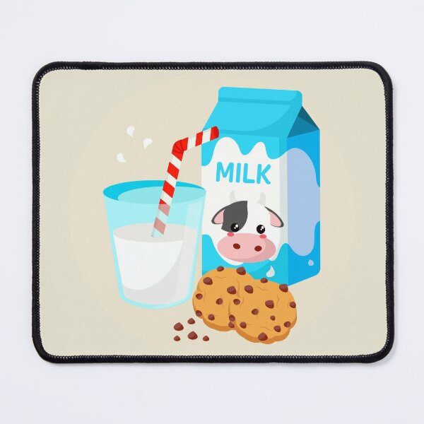  Milk Gifts Chocolate Milk And Cookies Gift Funny Milk Saying  for Cookie Lover Throw Pillow, 18x18, Multicolor : Home & Kitchen