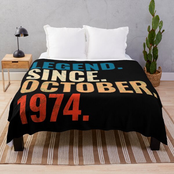 Item preview, Legend Since October 1974 Retro Vintage designed and sold by Teelogic.