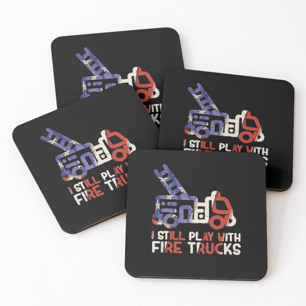 Item preview, Pride Work I Still Play With Fire trucks Funny Firefighter Fireman Gift designed and sold by CHTankdesign.