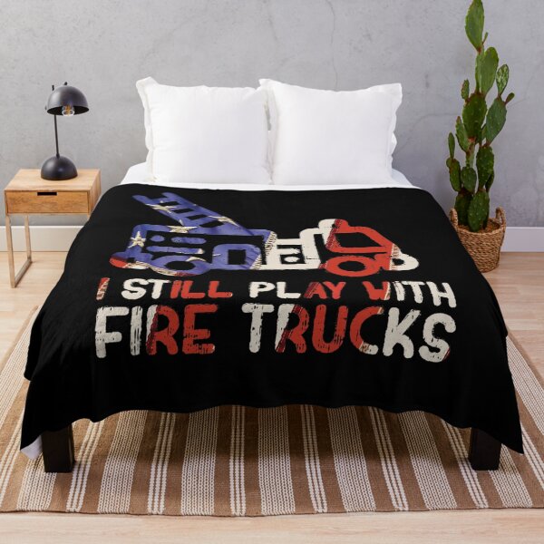 Item preview, Pride Work I Still Play With Fire trucks Funny Firefighter Fireman Gift designed and sold by CHTankdesign.
