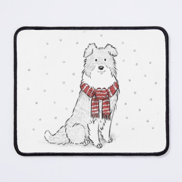 Item preview, Snow Collie Loves You designed and sold by Elspeth Rose Design.
