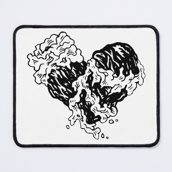 Item preview, Heart of the Tides Black on White designed and sold by Nealoc.