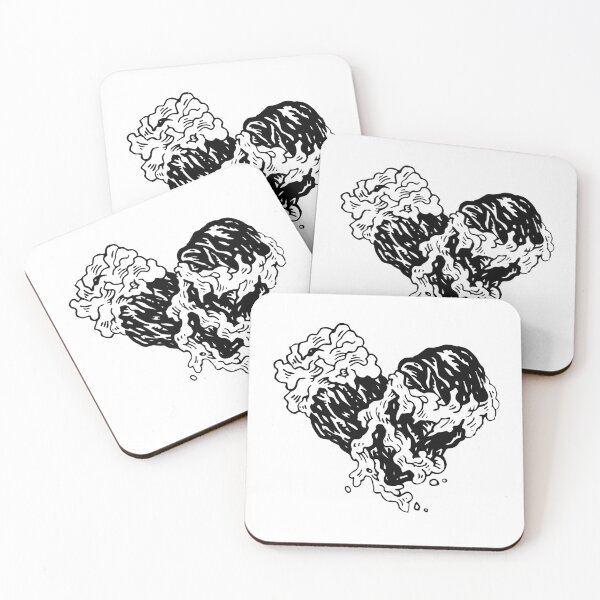 Item preview, Heart of the Tides Black on White designed and sold by Nealoc.