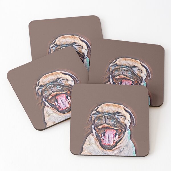 Item preview, Funny Pug Puppy - Pet Art designed and sold by fowons.