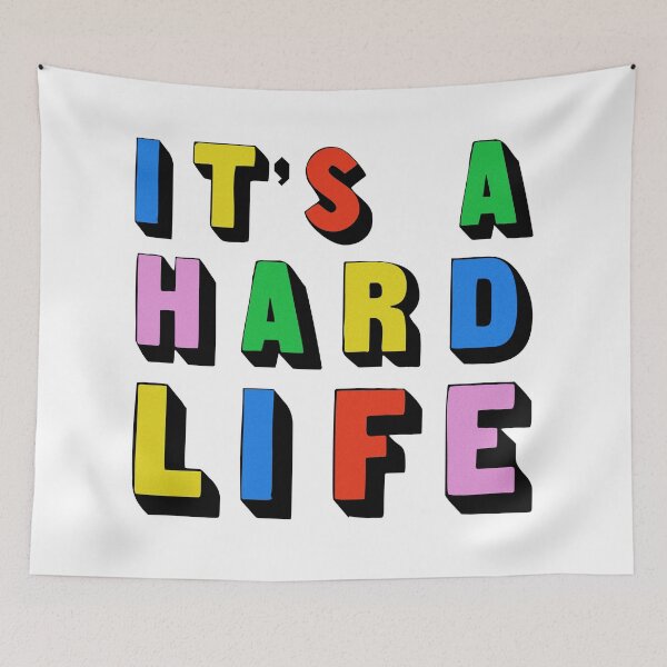 Item preview, It's a hard life! designed and sold by eriettataf.