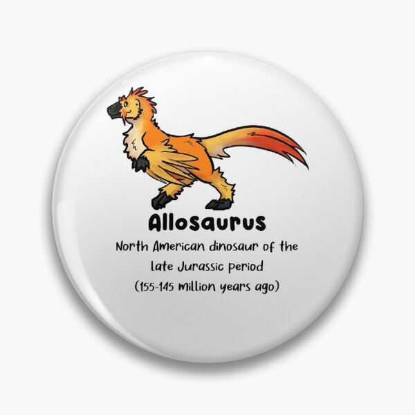 Item preview, Good Allosaurus North American dinosaur of the late Jurassic period Prehistoric feathered dinosaur f designed and sold by BulldogRodrigue.