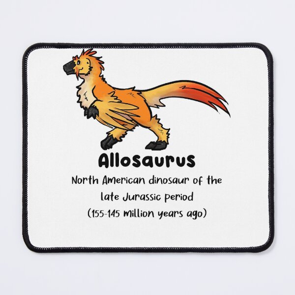 Item preview, Good Allosaurus North American dinosaur of the late Jurassic period Prehistoric feathered dinosaur f designed and sold by BulldogRodrigue.
