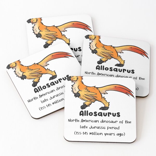Item preview, Good Allosaurus North American dinosaur of the late Jurassic period Prehistoric feathered dinosaur f designed and sold by BulldogRodrigue.
