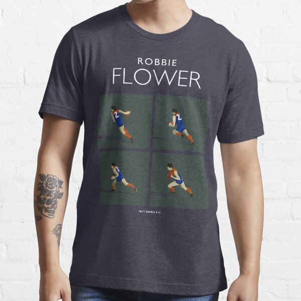 Robbie Flower, Melbourne closeup (for dark blue shirts only) Essential T-Shirt
