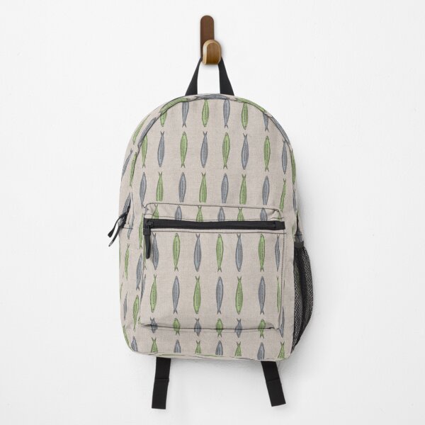 Item preview, Midcentury Blue and Green Fish designed and sold by AnAwkwardOtter.