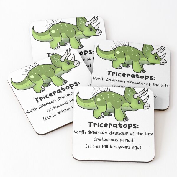 Item preview, Good Triceratops North American dinosaur of the late Cretaceous, 83.5-66 million years ago Classic designed and sold by BulldogRodrigue.