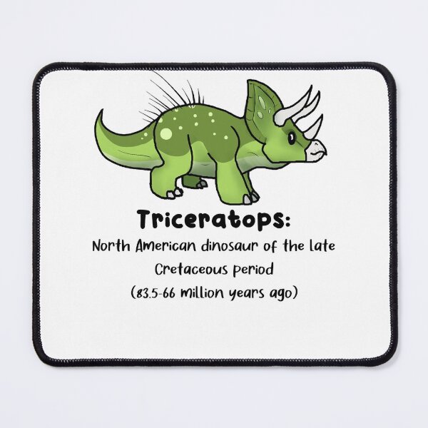 Item preview, Good Triceratops North American dinosaur of the late Cretaceous, 83.5-66 million years ago Classic designed and sold by BulldogRodrigue.