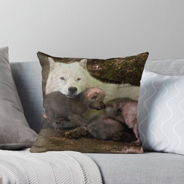 Artikelvorschau, Arctic Wolf And Pups entworfen und verkauft von WolvesOnly.