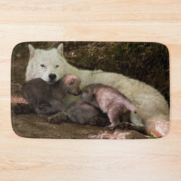 Artikelvorschau, Arctic Wolf And Pups entworfen und verkauft von WolvesOnly.
