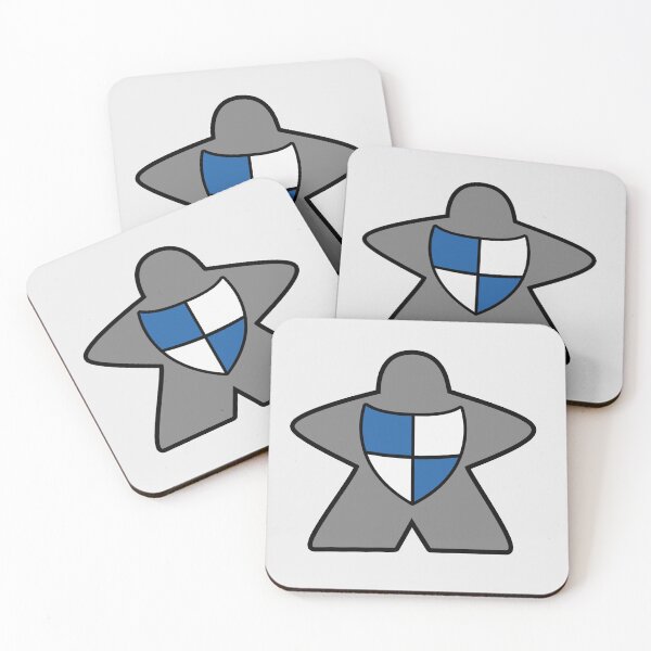 Item preview, Grey Meeple with shield designed and sold by Sky-99.