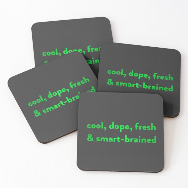 Item preview, Cool, Dope, Fresh & Smart-Brained designed and sold by Capputeeno.