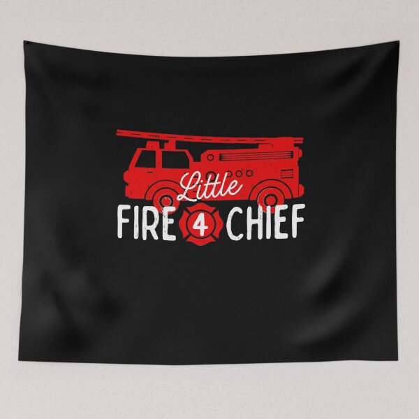 Item preview, Pride Work Kids 4th Birthday Firetruck, Boys 4 Year Old Fireman Party designed and sold by CHTankdesign.