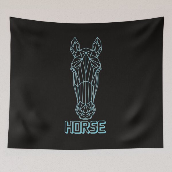 Item preview, geometric horse designed and sold by capotees.
