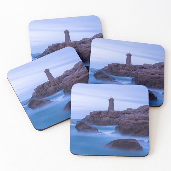 Item preview, Phare de Men Ruz on a cloudy evening in summer designed and sold by Stefan Rotter.