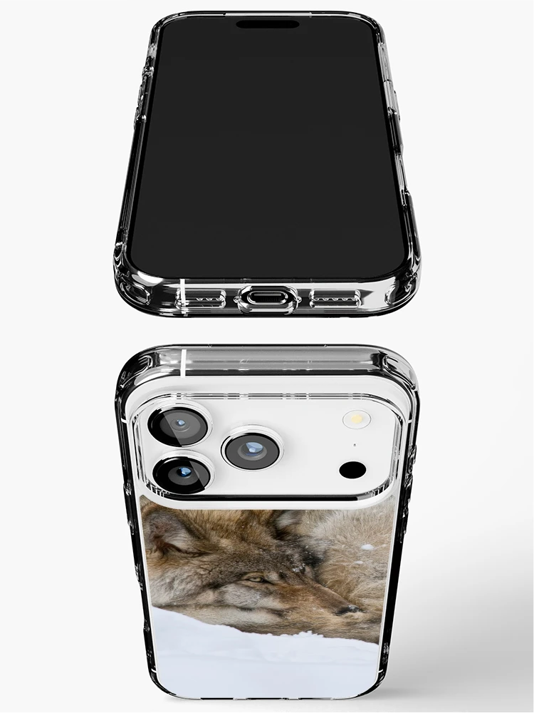 Thumbnail 3 of 5, iPhone Case, Timber Wolf designed and sold by WolvesOnly.