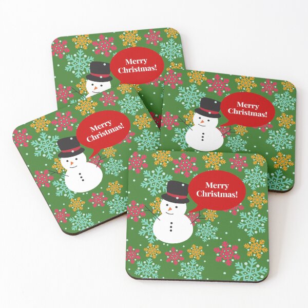 Item preview, Snowman sayin Merry Christmas. designed and sold by Lisaarts.