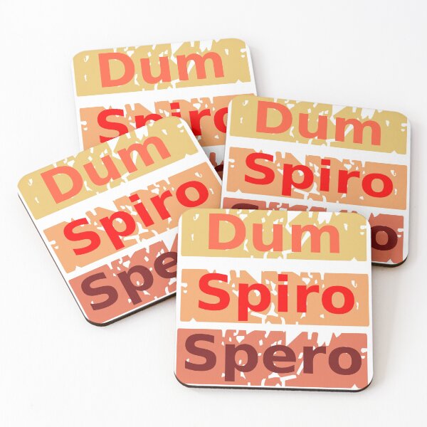 Item preview, Dum Spiro Spero Dum Spero Vivo - Latin While I Breathe, I Hope designed and sold by Digitalme Designs.