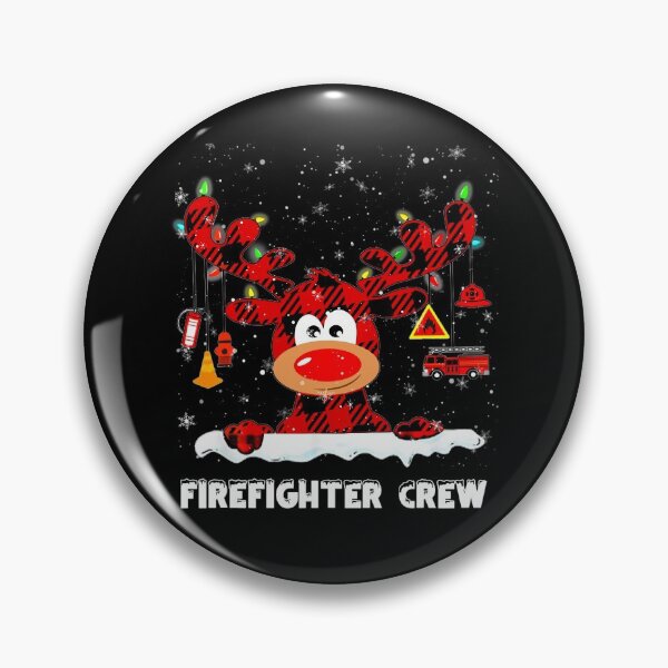 Item preview, Orgullo Trabajo Reno Feliz Navidad Bombero Bombero Cuadros Retro designed and sold by UTVankdesign.
