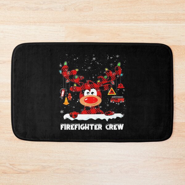 Item preview, Pride Work Reindeer Merry Christmas Firefighter Fireman Plaid Retro designed and sold by UTVankdesign.
