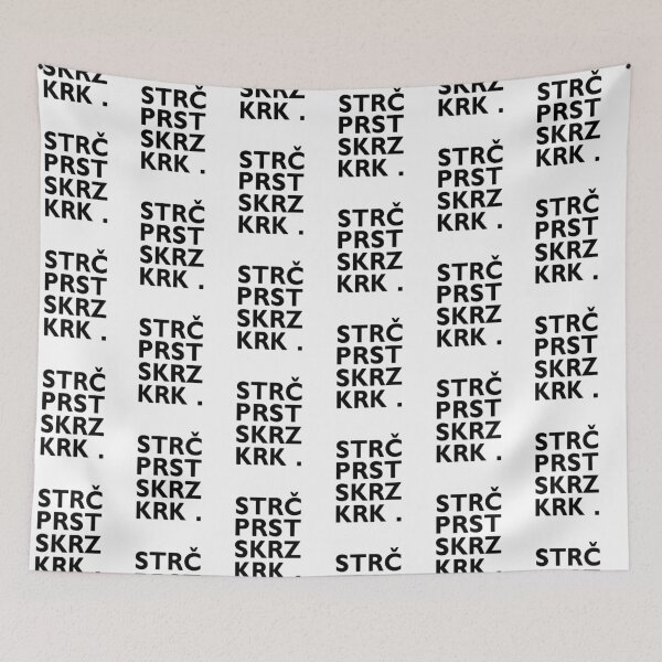 Item preview, Strč Prst Skrz Krk - Czech Slovak tongue twister designed and sold by urban-design.