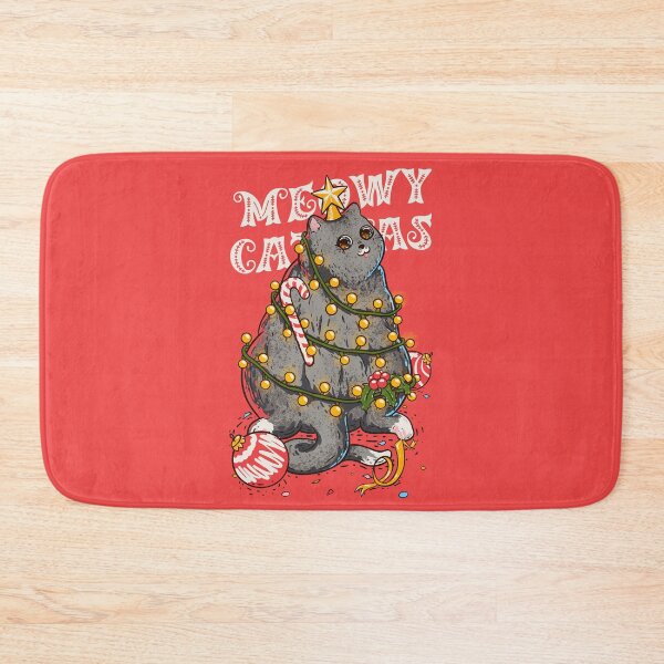 Item preview, Christmas Tree - Ugly Holiday Sweaters Funny Chonky Blue British Shorthair Cat dressed as a Chritmas Tree | New Year 2021 | Chonk, Chonker, Chonkster, Heckin Chonker, Fat cat butt. Merry Catmas RED designed and sold by Any Color Designs.