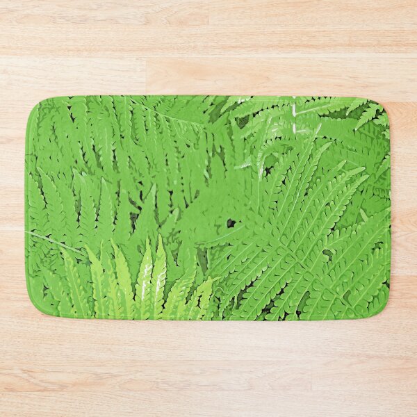 Item preview, Green fern leaves abstraction art designed and sold by artdragongift 15.