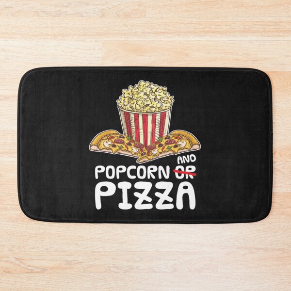 Item preview, Popcorn and pizza movie funny designed and sold by ClamenTaon.