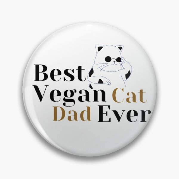 Item preview, Best Vegan Cat Dad Ever , cat lovers, funny cat designed and sold by Special-Art1.