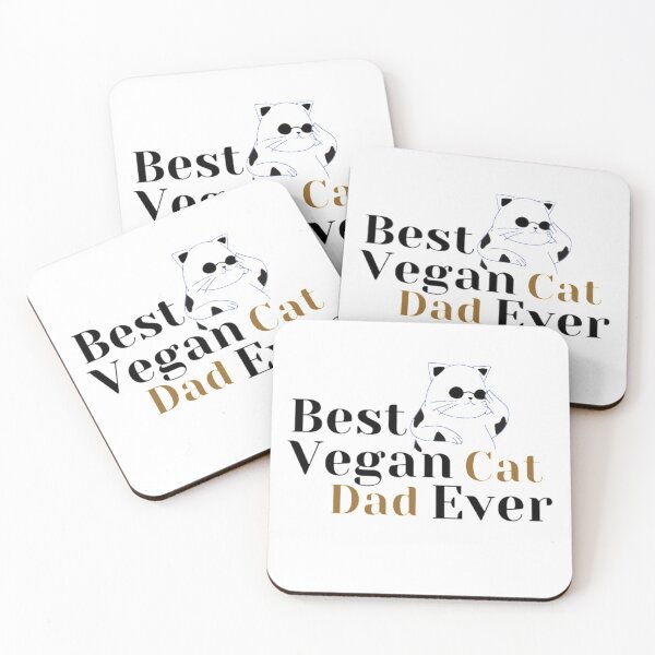 Item preview, Best Vegan Cat Dad Ever , cat lovers, funny cat designed and sold by Special-Art1.